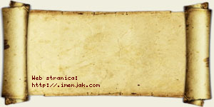 Hana Mioković vizit kartica